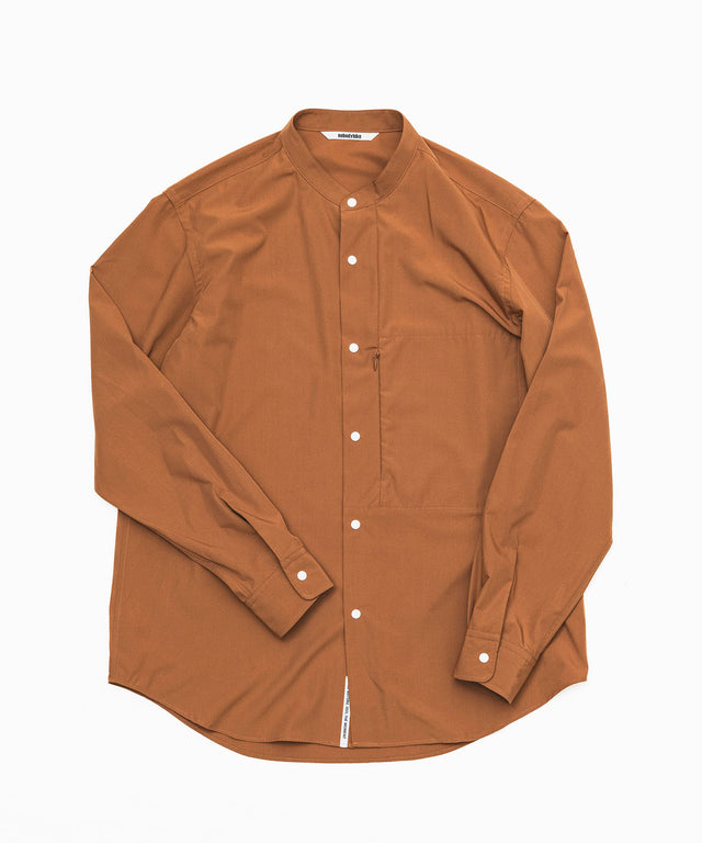 Band Collar Hiker Shirt