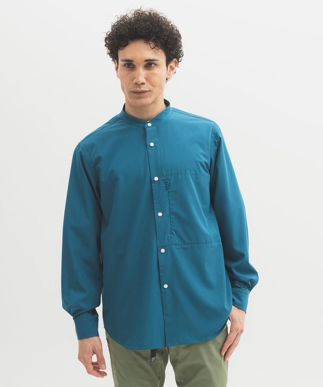 Band Collar Hiker Shirt