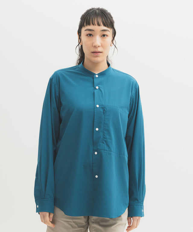 Band Collar Hiker Shirt