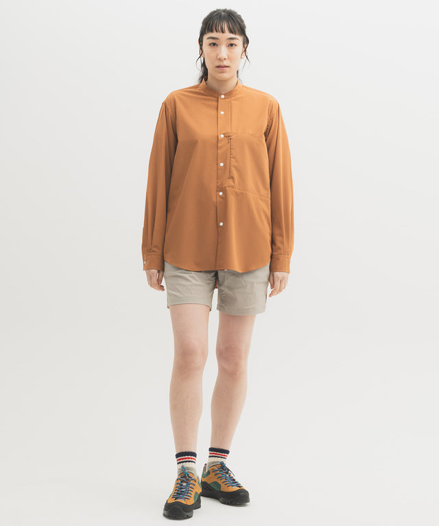 Band Collar Hiker Shirt