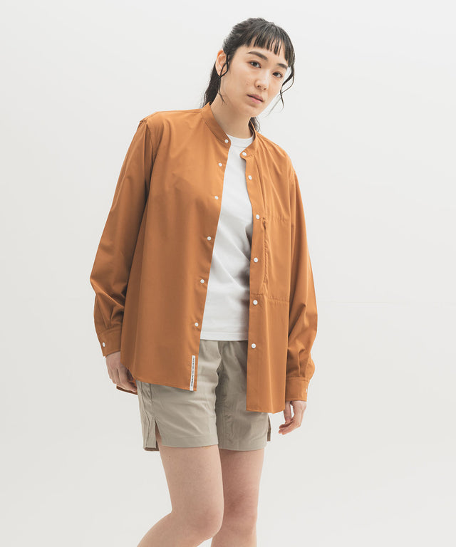 Band Collar Hiker Shirt