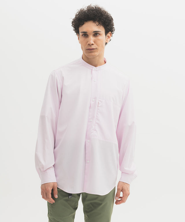 Band Collar Hiker Shirt