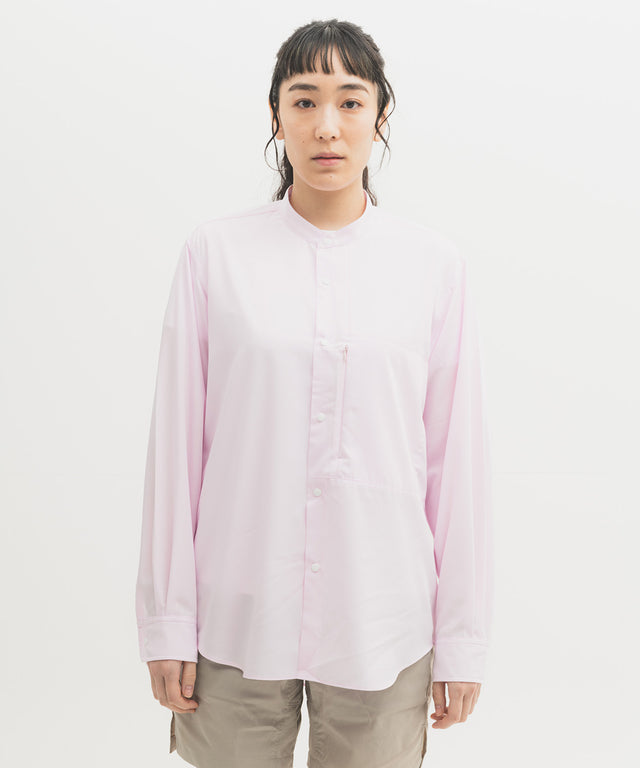 Band Collar Hiker Shirt